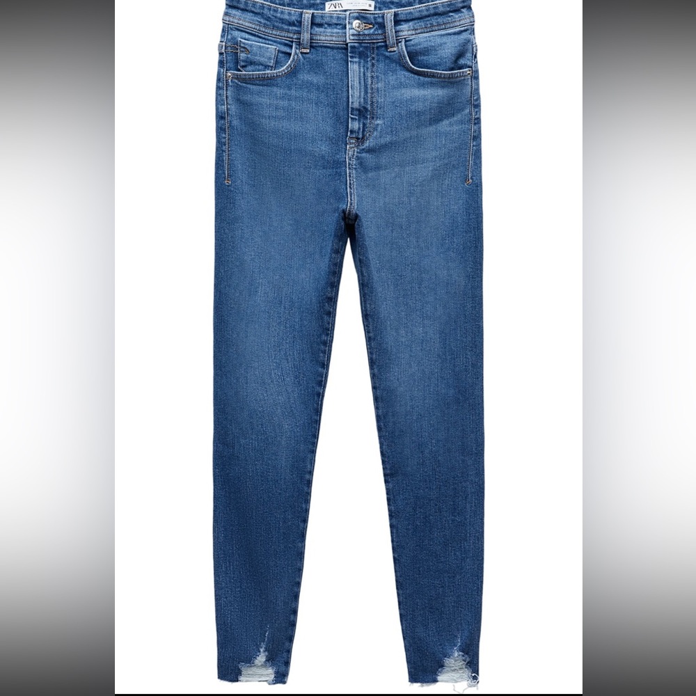 ZARA HIGH RISE SKINNY
SEAMLESS JEANS